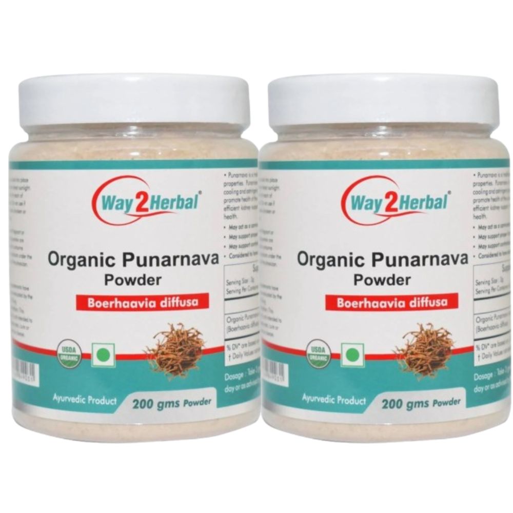 Way2herbal Organic Punarnava Powder | Grocsy