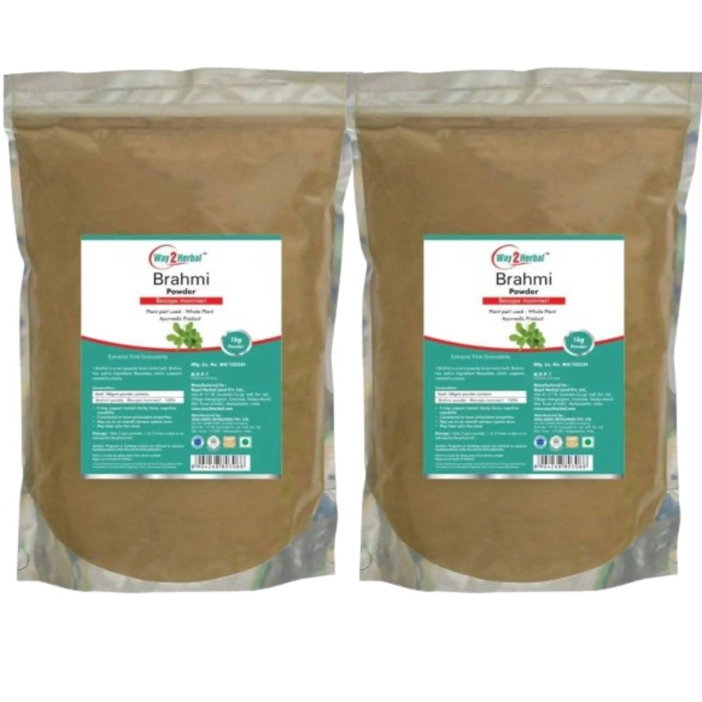 Way2herbal Organic Brahmi Powder | Grocsy
