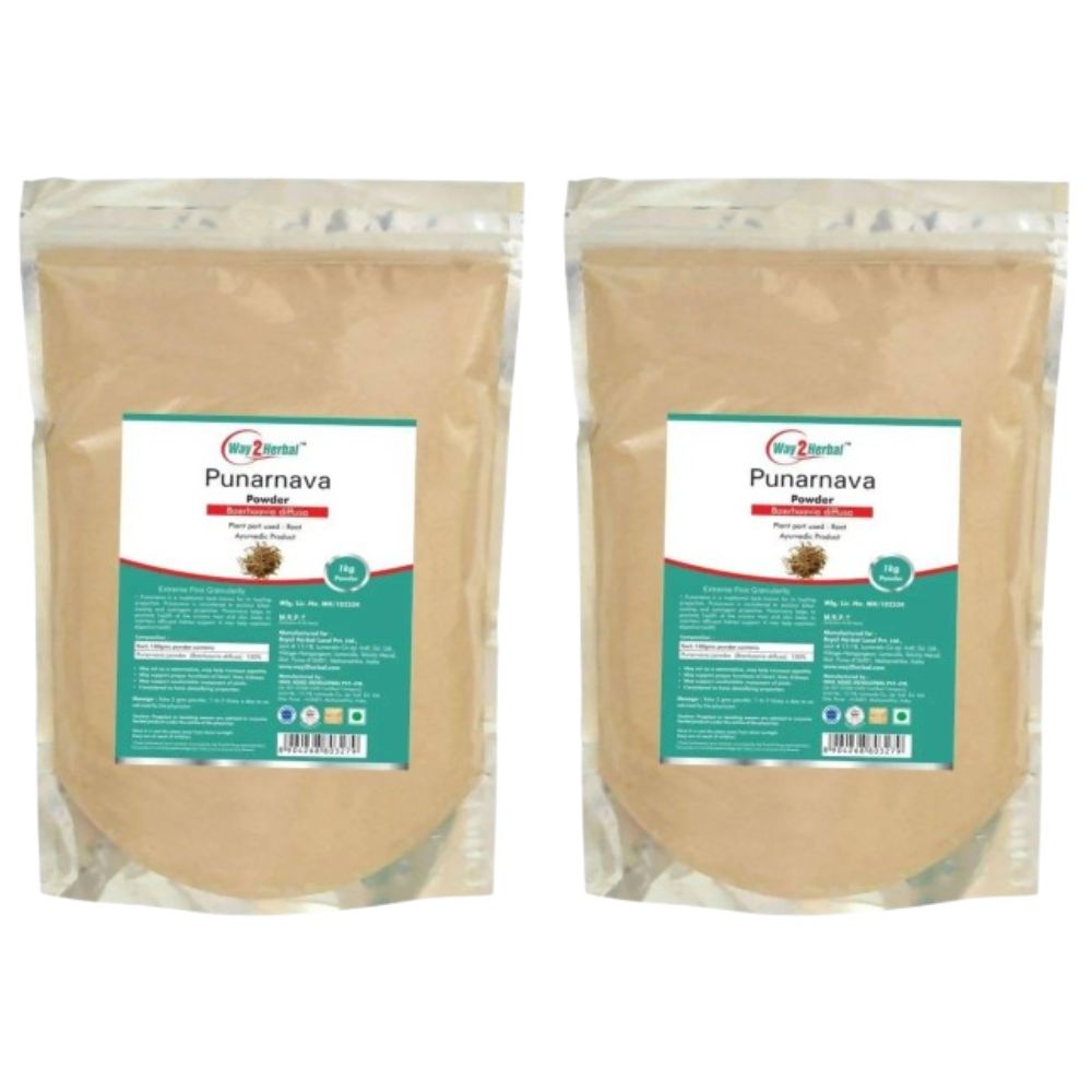 Way2herbal Organic Punarnava Powder | Grocsy