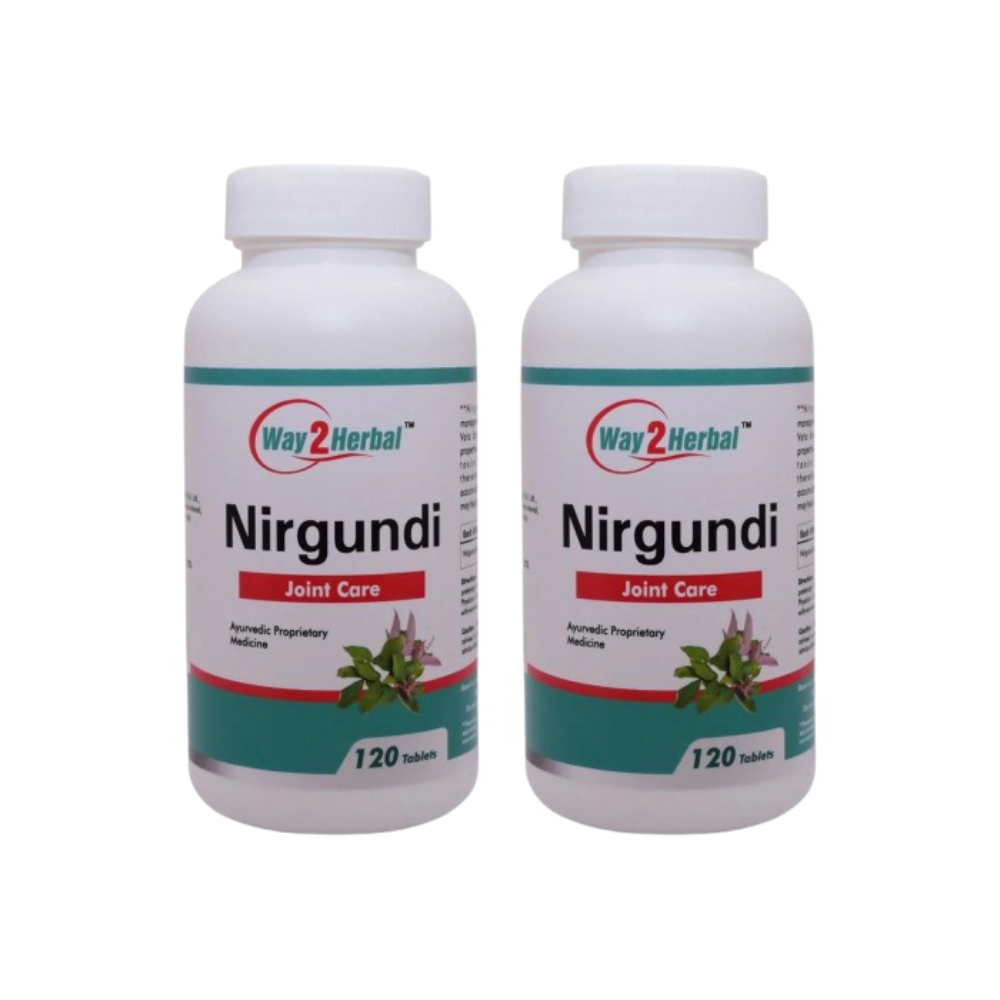 Way2herbal Nirgundi Joint Care Tablets | Grocsy