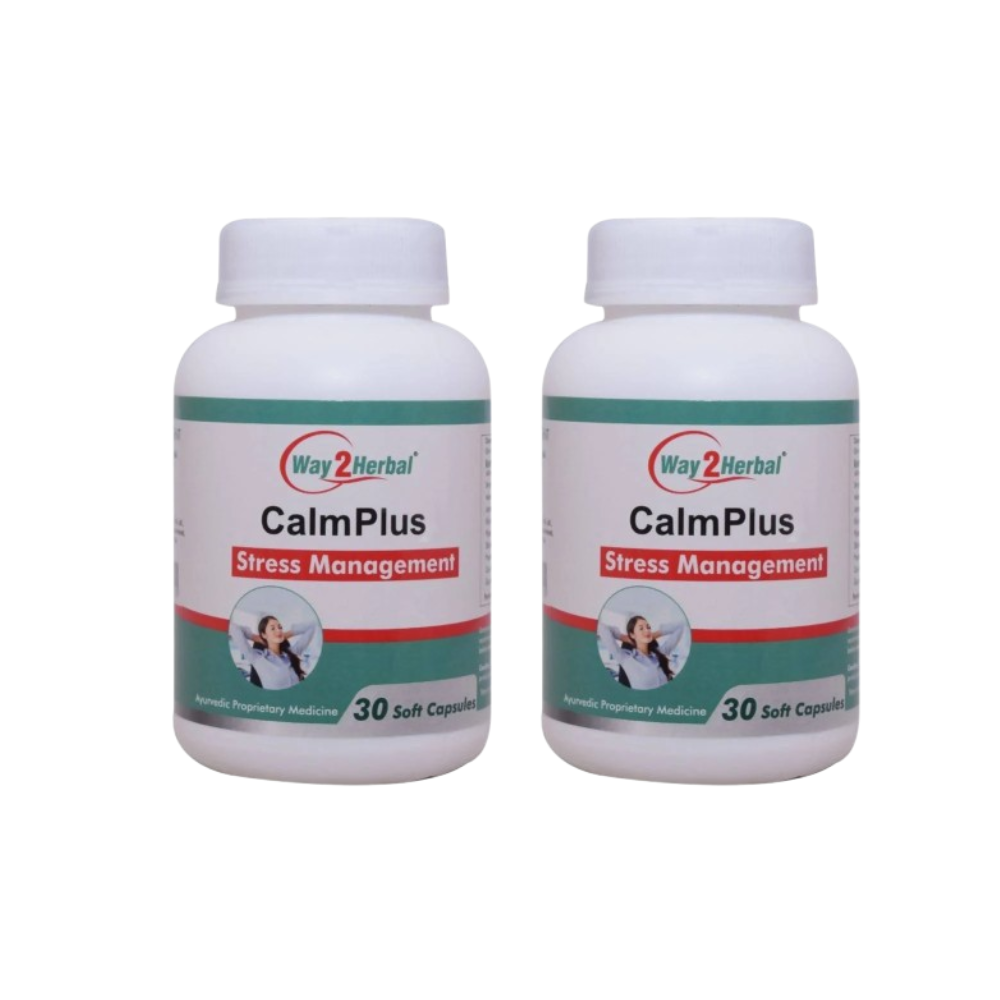 Way2herbal Calm Plus Capsules | Grocsy
