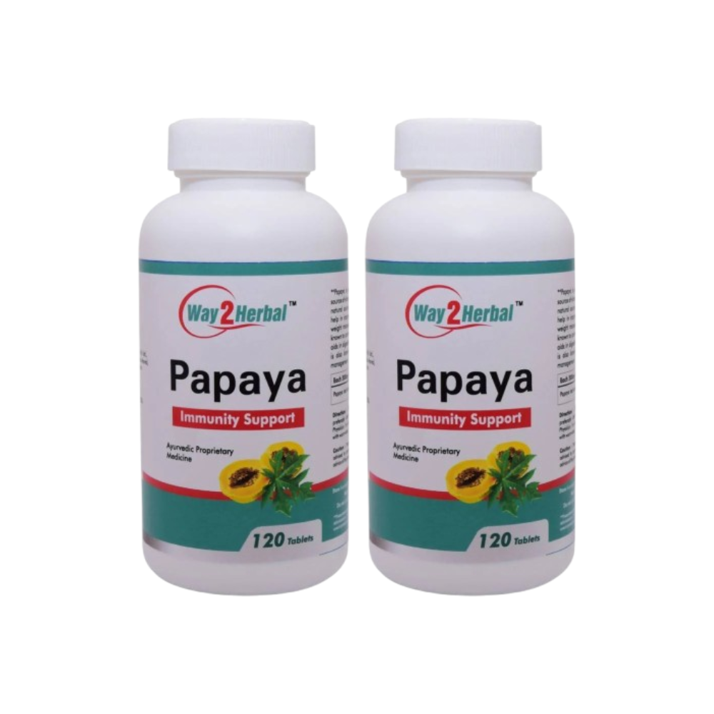 Way2herbal Papaya Tablets | Grocsy