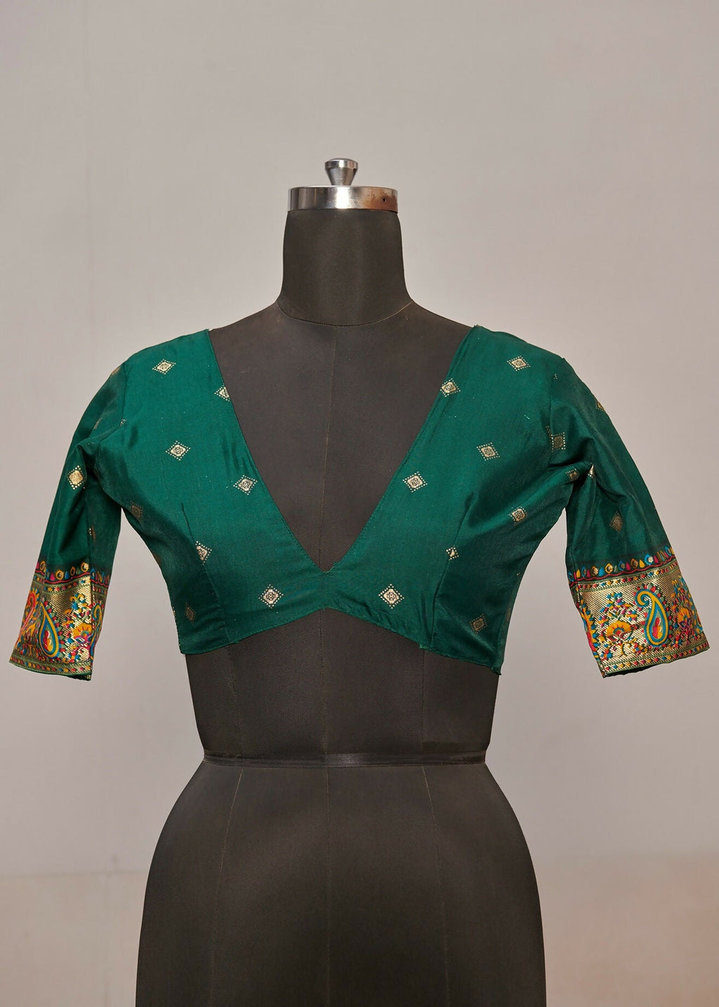 Joban Fashion Faux Chiffon Light Weight Saree Green Colored With Zari Border Saree | Grocsy