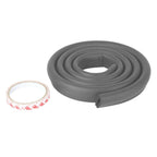 Safe-O-Kid Unique High Density 2 Mtr Long U Shaped Edge Guard Strips - Grey | Grocsy