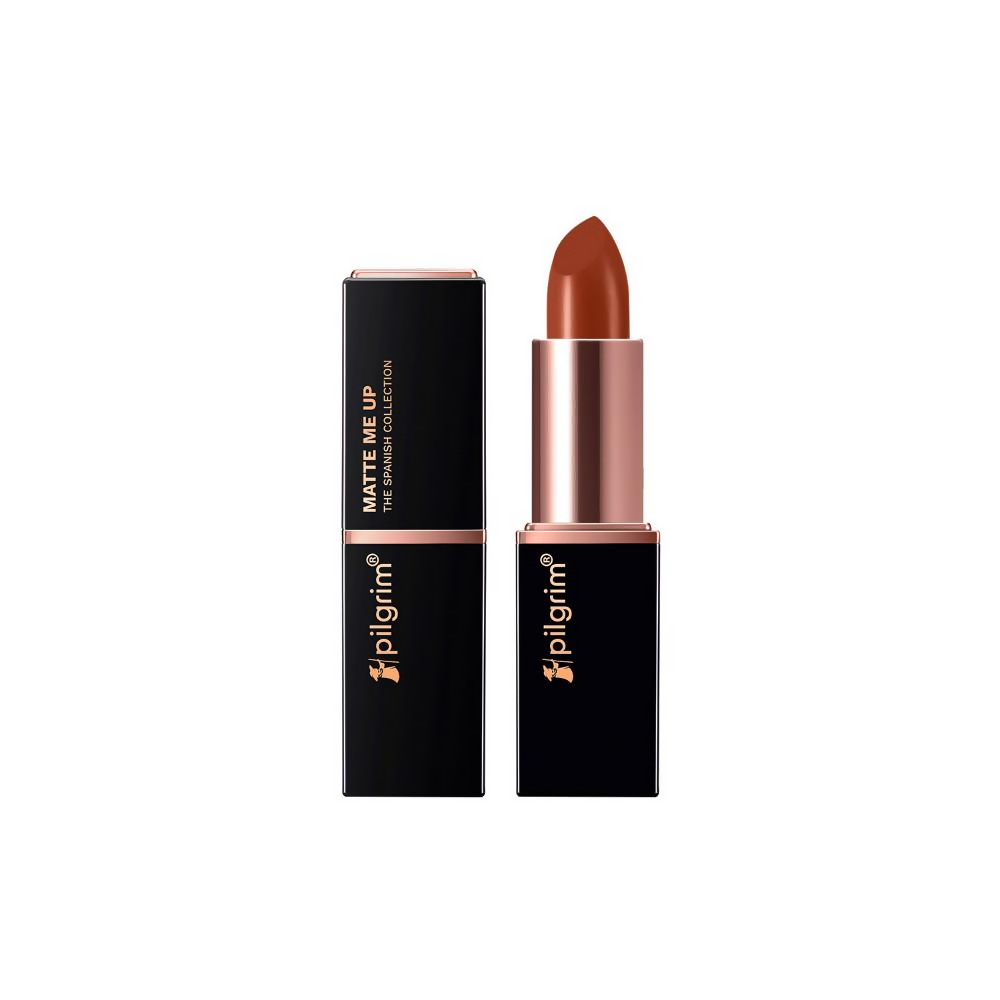 Pilgrim Matte Me Up! Bullet Lipstick - 02 Caramel Guilt | Grocsy