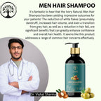 Ivory Natural Men Shampoo For Deep Cleansing, Scalp Wellness, Hair Shine & Dandruff Control | Grocsy