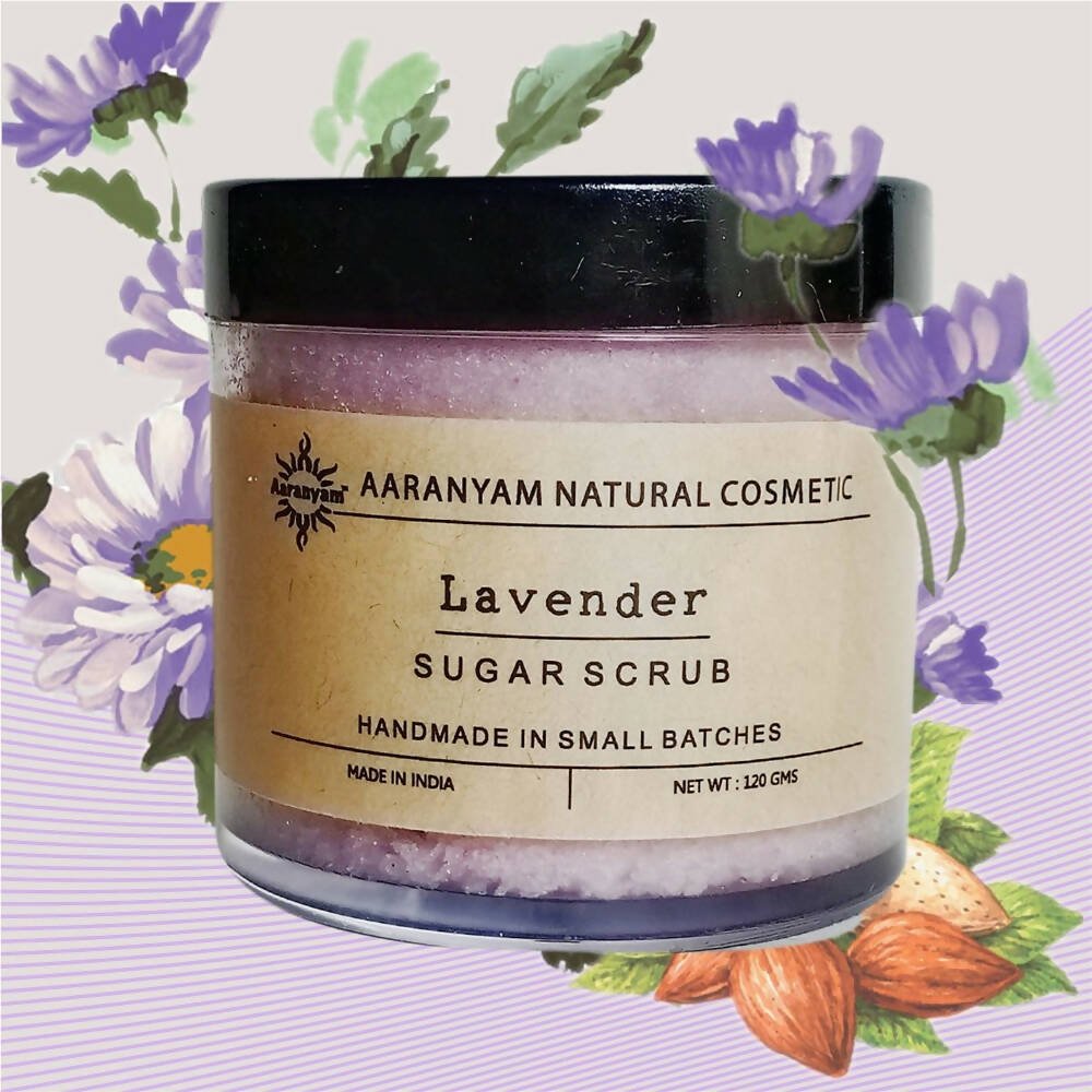 Aaranyam Lavender Sugar Scrub For Face & Body | Grocsy