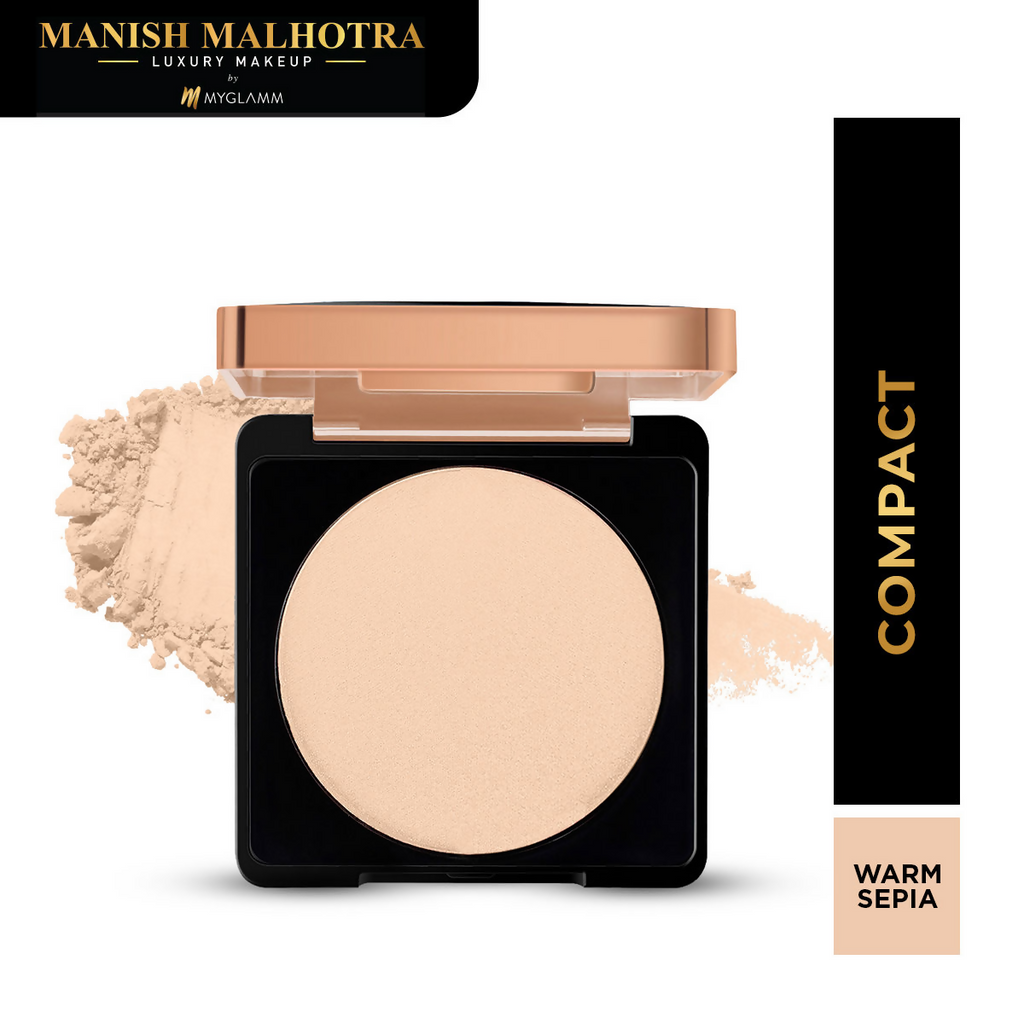 MyGlamm Manish Malhotra Beauty Skin Awakening Compact - Warm Sepia | Grocsy