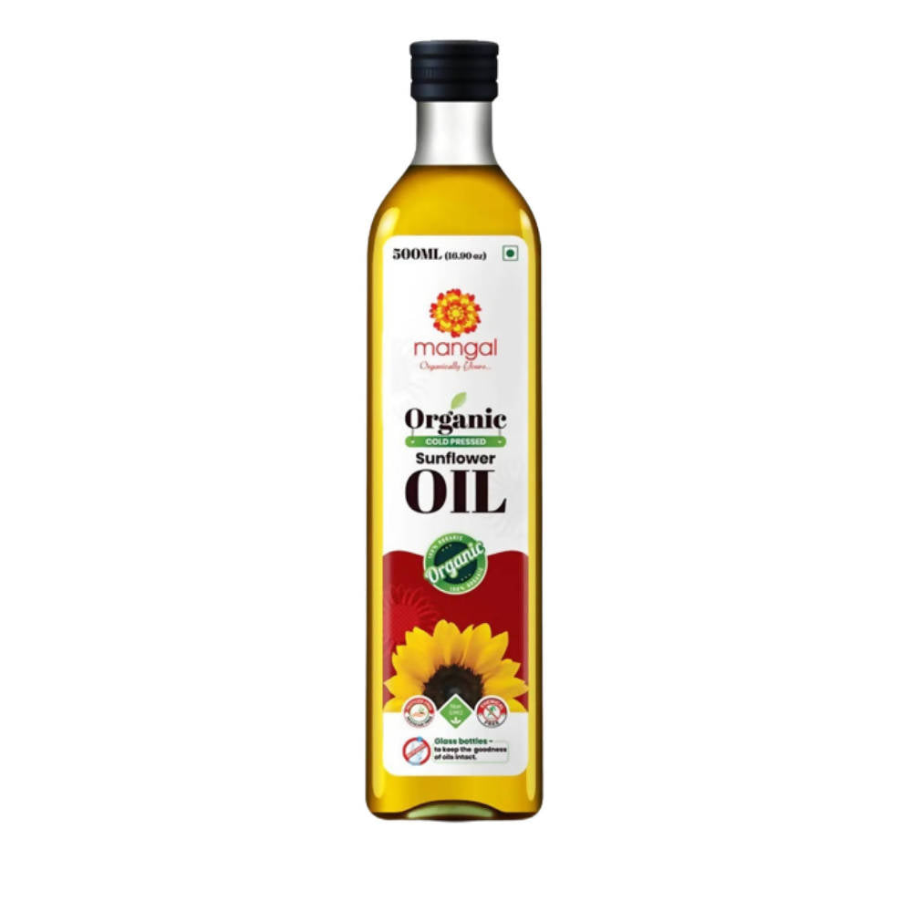 Mangal Organics Cold Pressed Sunflower Oil | Grocsy