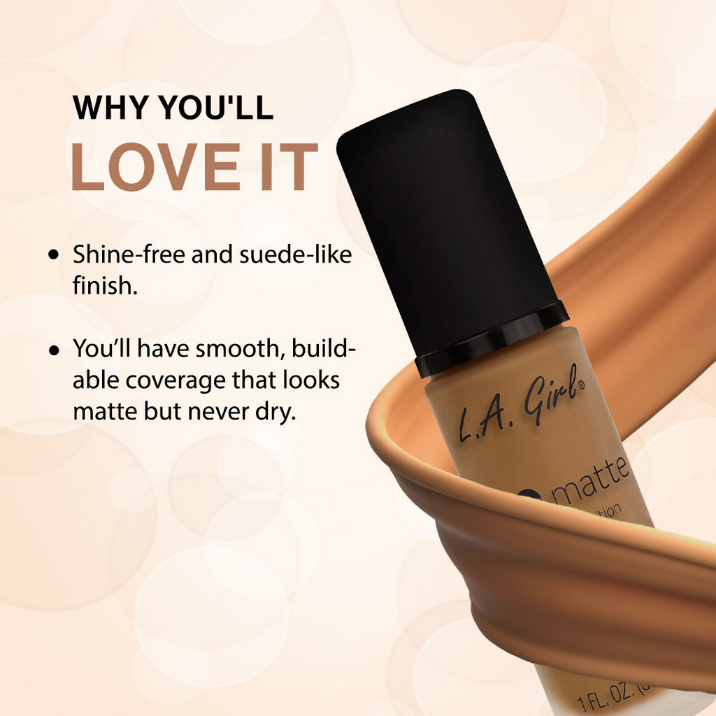 L.A. Girl PRO Matte Foundation - Caramel | Grocsy