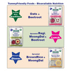 TummyFriendly Foods Stage1, Stage2 Porridge Mixes - Trial Packs Combo | Grocsy