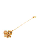 Kundan Maang Tikka (Gold) - Ruby Raang | Grocsy