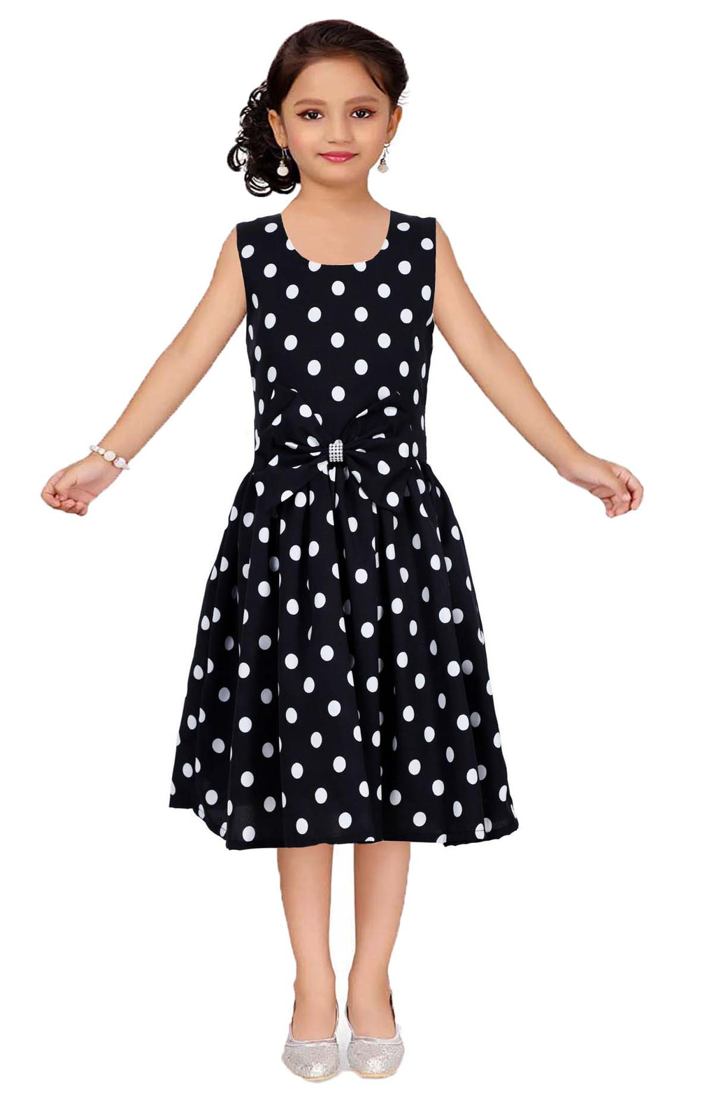 Asmaani Kids Party Wear Stylish Dresses, Perfect for Parties, Functions & Vacations - Black | Grocsy