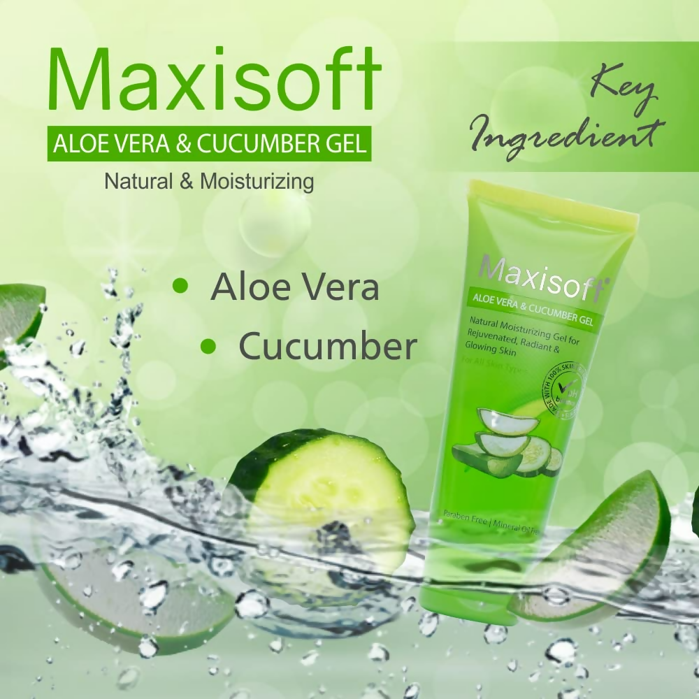 Maxisoft Aloe Vera & Cucumber Gel | Grocsy