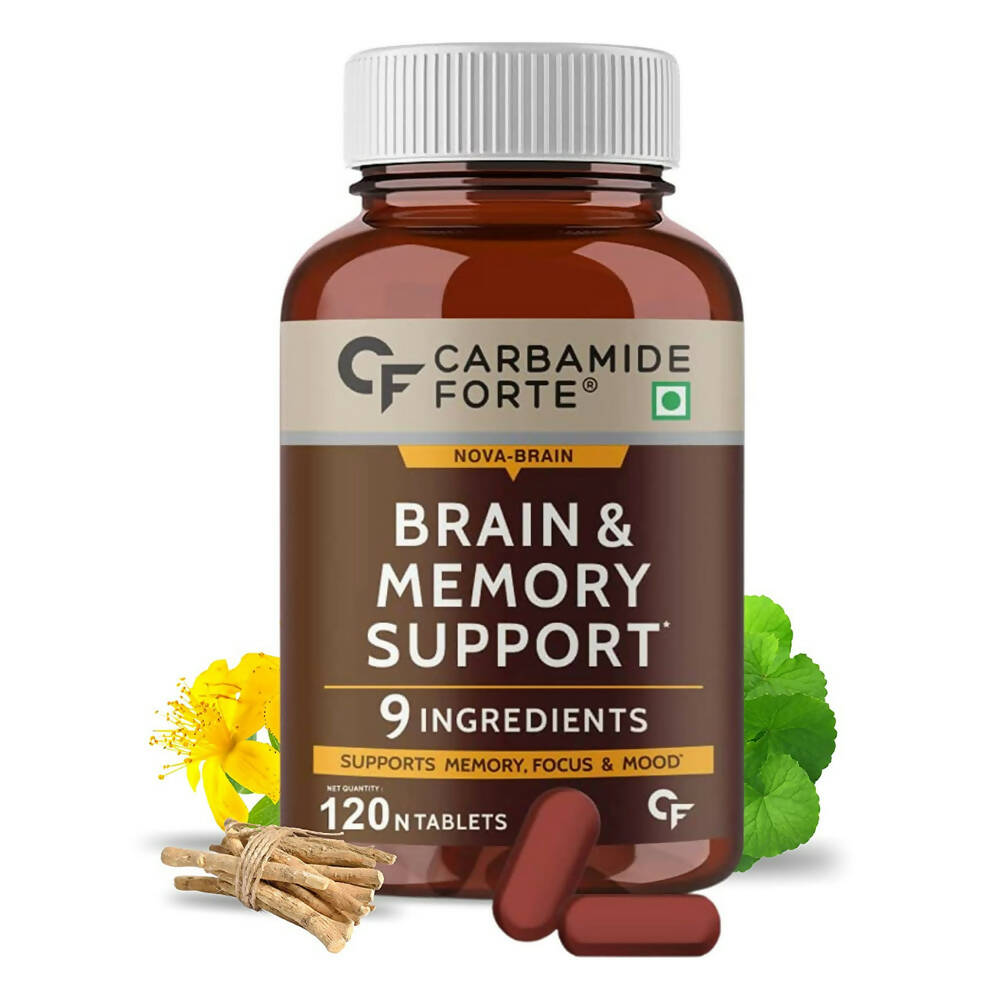 Carbamide Forte Brain &Memory Support Tablets with Brahmi | Grocsy