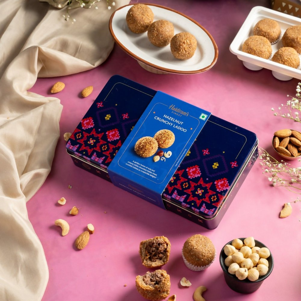 Haldiram's Hazelnut Crunchy Ladoo | Grocsy