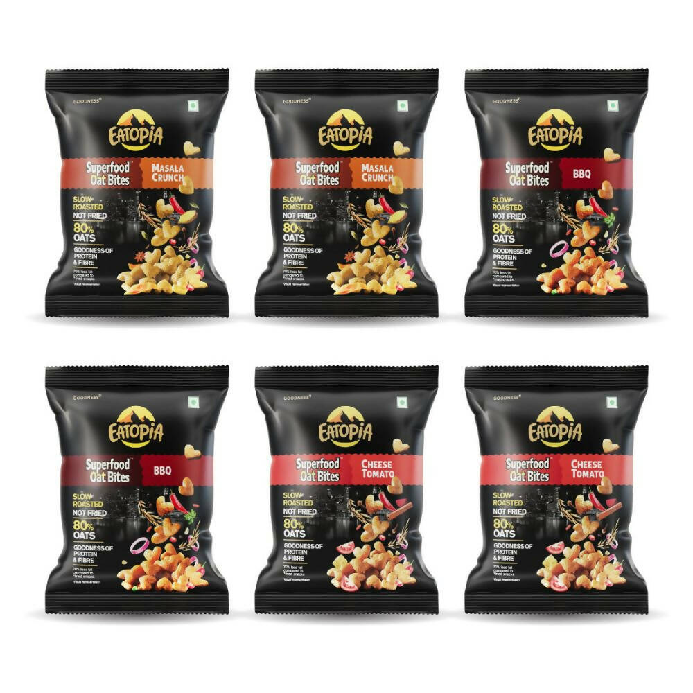 Eatopia Superfood Oats Bites - Assorted Combo | Grocsy