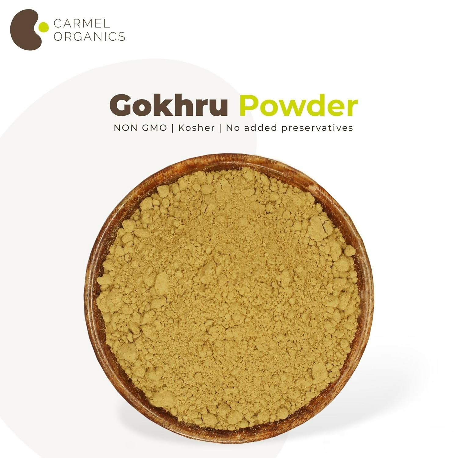 Carmel Organics Gokhru/Gokshura/Tribulus Terrestris Powder | Grocsy