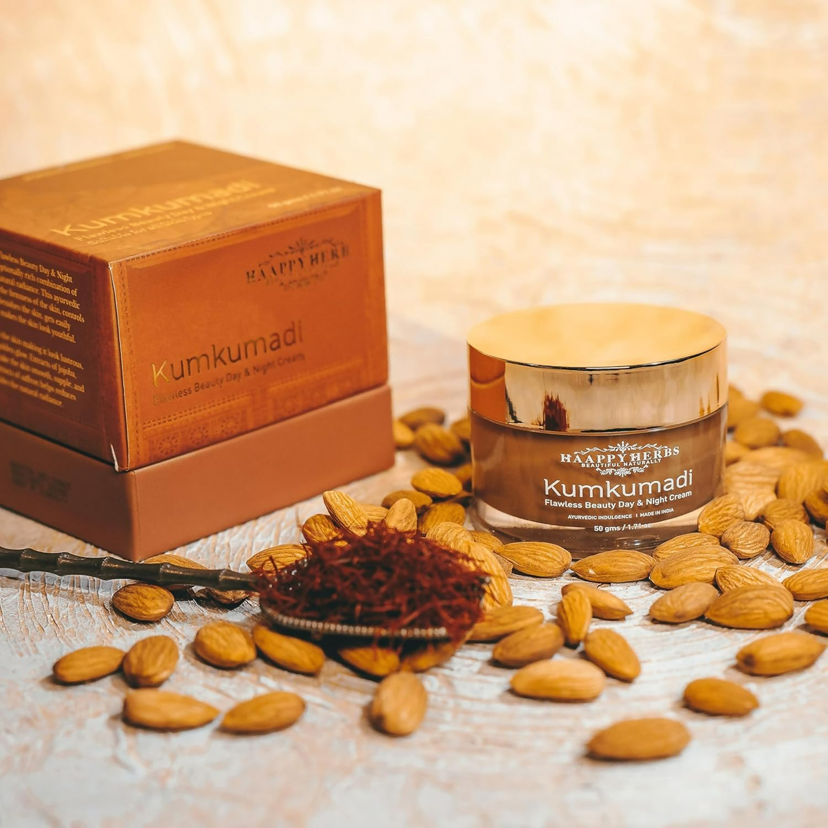 Haappyherbs Kumkumadi Flawless Beauty Day & Night Cream | Grocsy