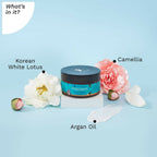 Pilgrim Korean Argan Oil Hair Mask For Dry & Frizzy Hair With White Lotus And Camellia | Grocsy