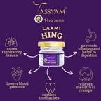 Tassyam Organics Laxmi Chand Strong Raw Hing Crystals | Grocsy