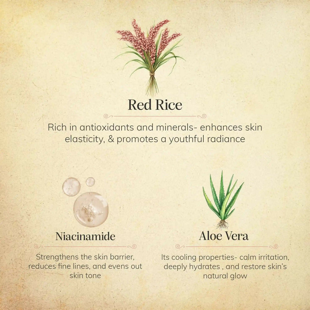 Chengavi Red Rice Face Serum | Grocsy