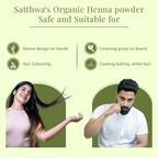 Satthwa Organic Henna Powder | Grocsy