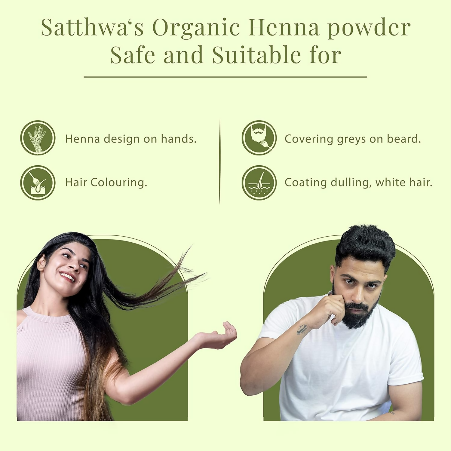 Satthwa Organic Henna Powder | Grocsy