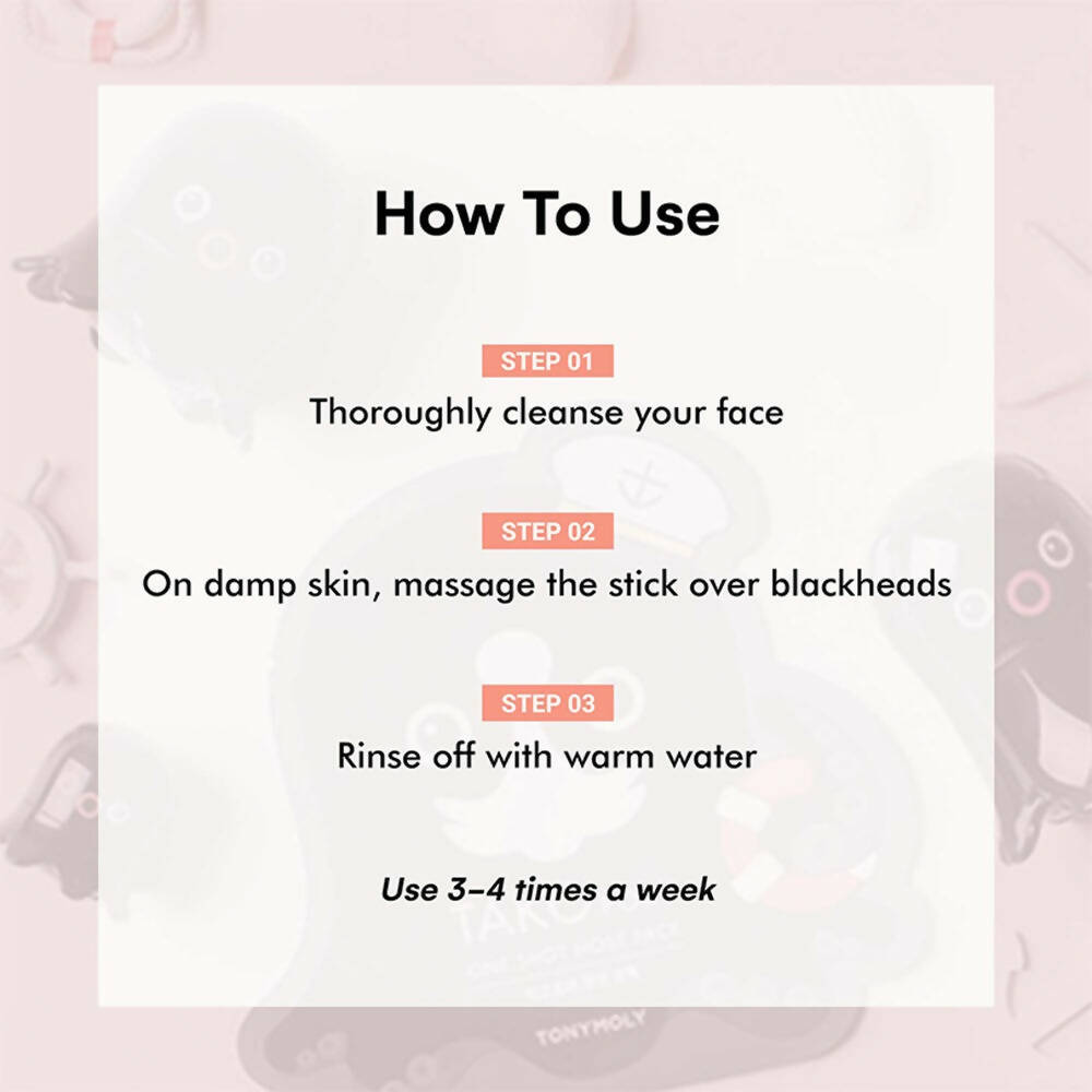 Tonymoly Takopore Blackhead Scrub Stick - Korean Skincare | Grocsy