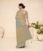 Grey Viscose Weaving Designer Saree - Vandini | Grocsy
