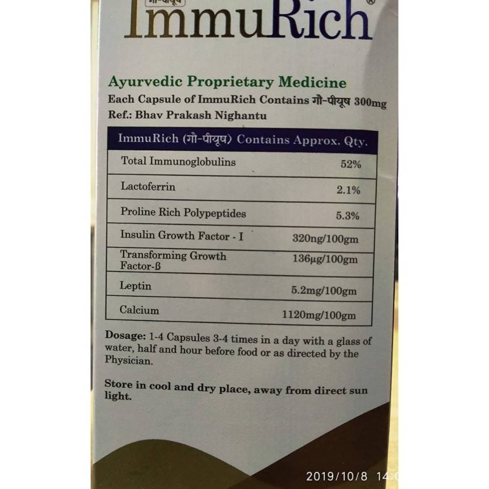 Dhanwantari's ImmuRich Natural Immunity Booster | Grocsy