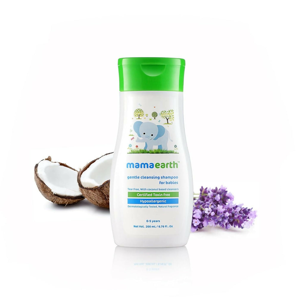 Mamaearth Moisturizing Baby Bathing Soap Bar & Milky Soft Natural Baby Face Cream & Gentle Cleansing Baby Shampoo