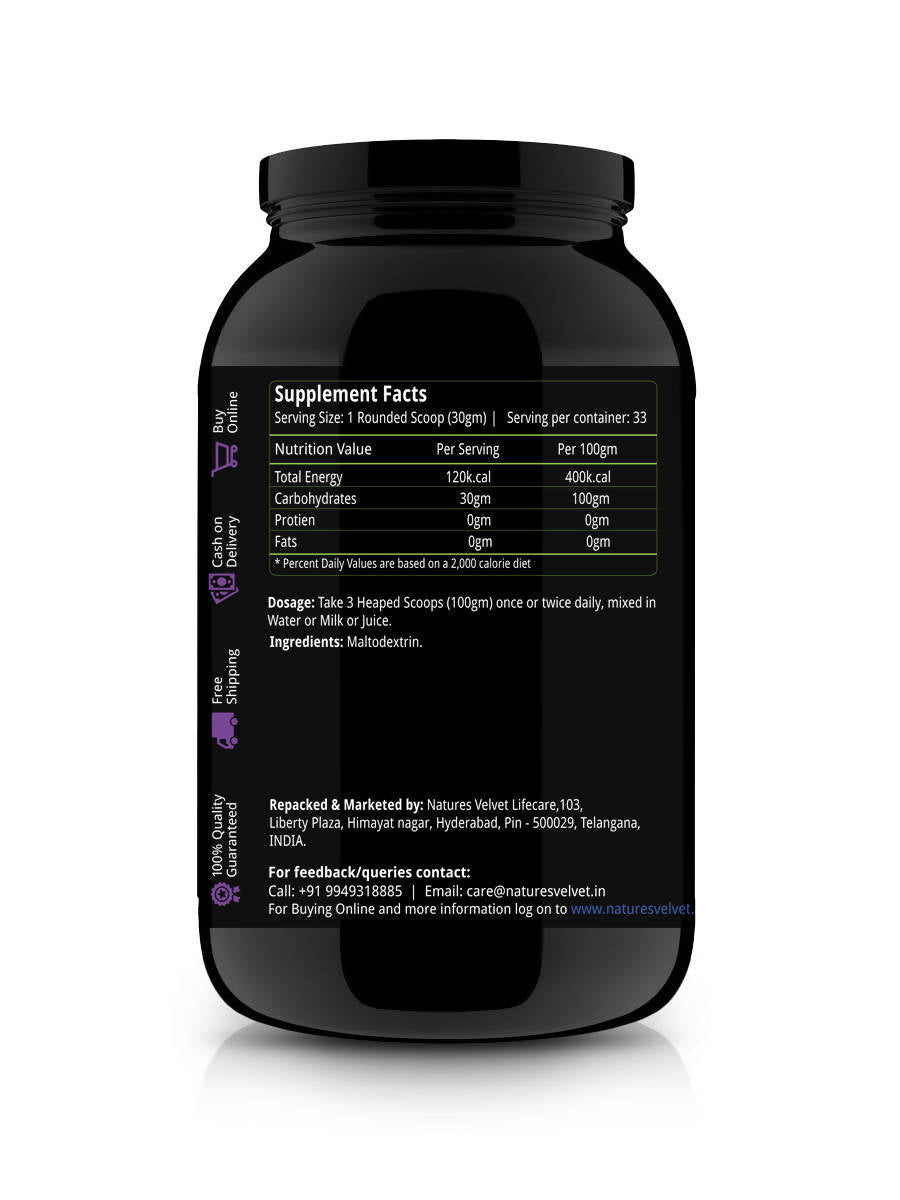 Nature's Velvet 100% Carbs Powder | Grocsy