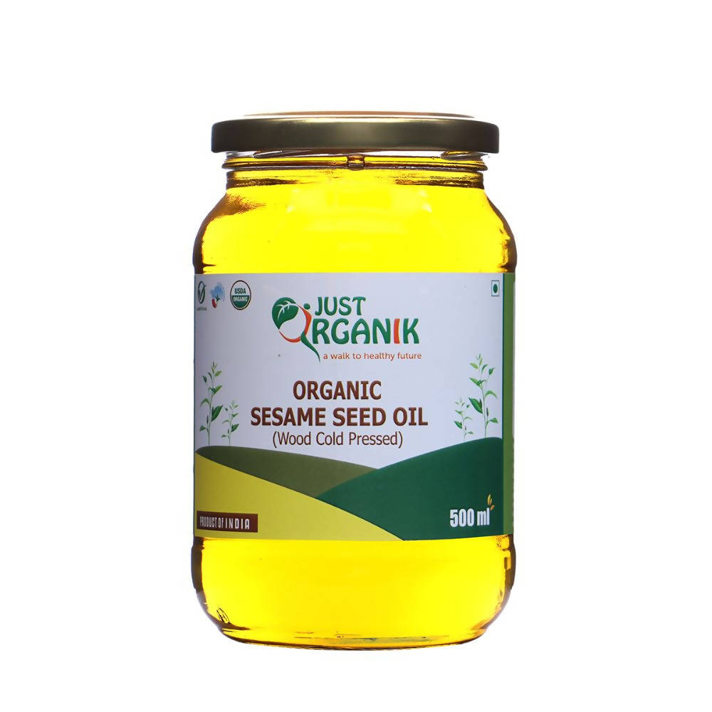 Just Organik White Sesame Oil (Til ka Tel) | Grocsy