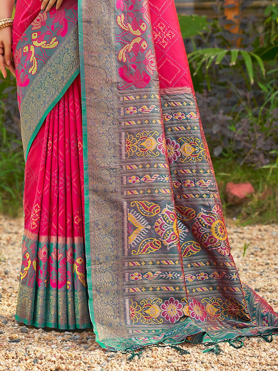 Shree Shyam Fashion Red Soft Silk Saree | Grocsy