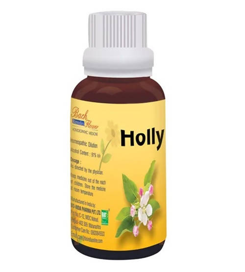 Bio India Homeopathy Bach Flower Holly Dilution | Grocsy