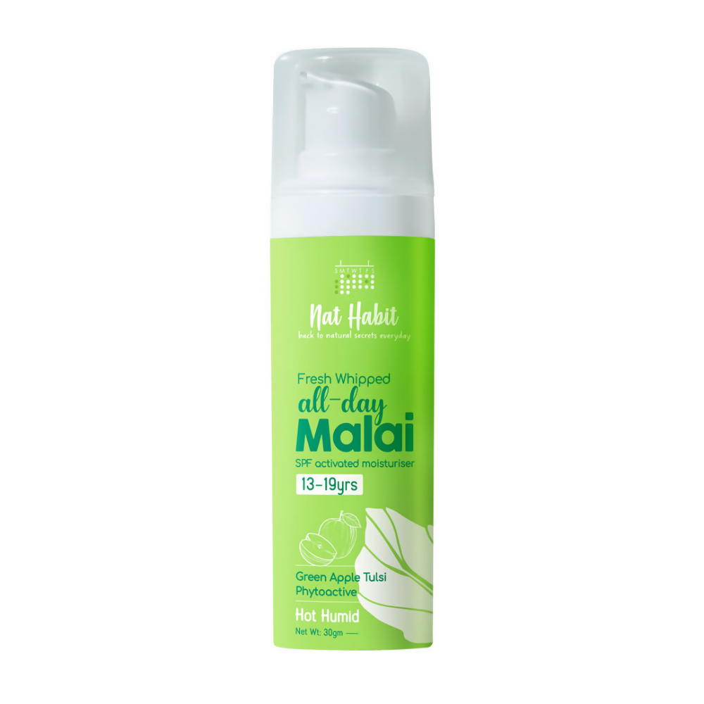 Nat Habit Green Apple Tulsi Light Face Moisturizer | Grocsy