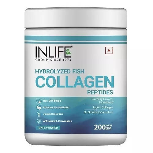 Inlife Hydrolyzed Fish Collagen Peptides Powder | Grocsy