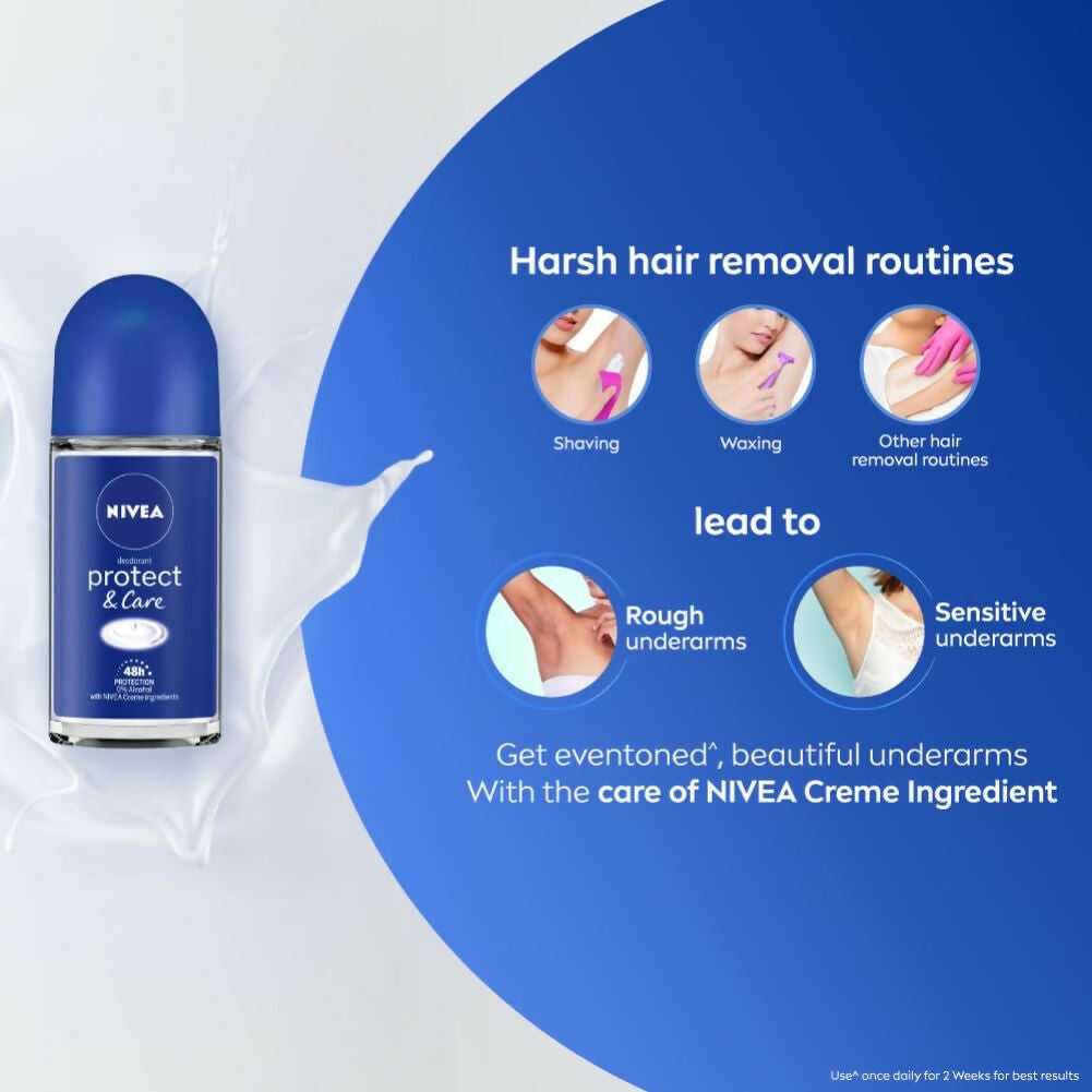 Nivea Protect & Care Roll On | Grocsy