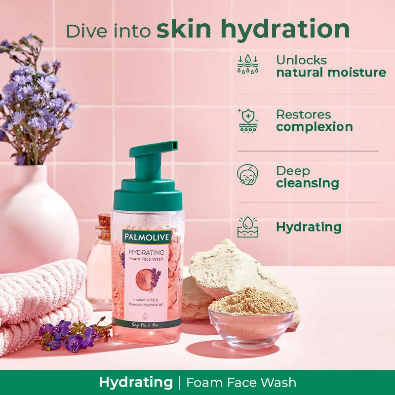Palmolive Hydrating Foam Face Wash | Grocsy