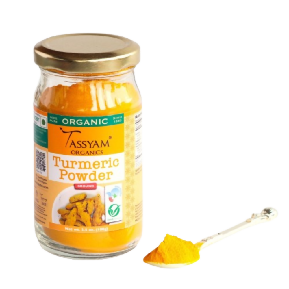Tassyam Organics Certified 100% Organic Turmeric Powder | Grocsy