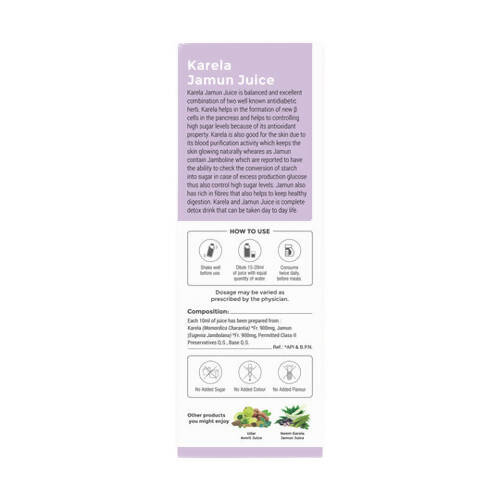 Four Seasons Karela Jamun Juice | Grocsy