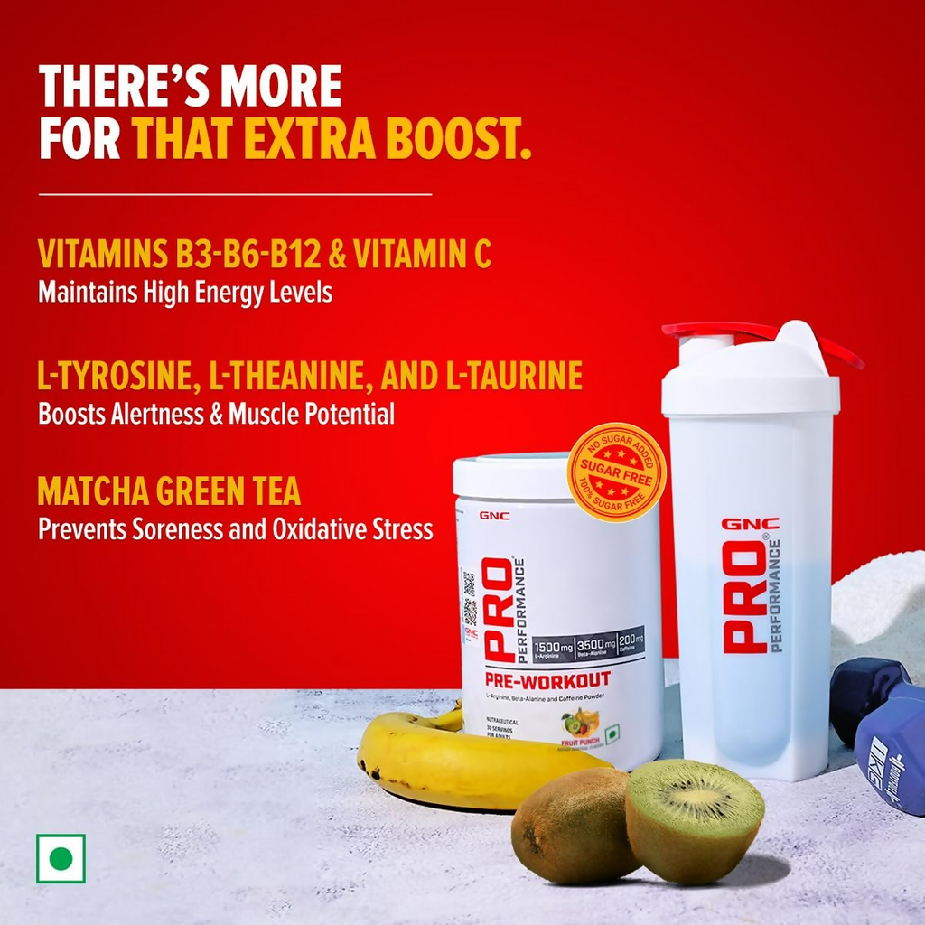 GNC Pro Performance Pre-Workout Fruit Punch | Grocsy