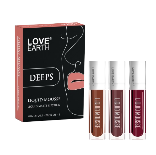 Love Earth Liquid Mousse Matte Lipstick - Deeps | Grocsy