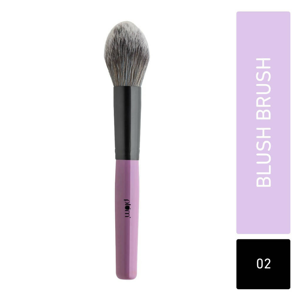 Plum Soft Blend Blush Brush Easy Pick-up 02 | Grocsy