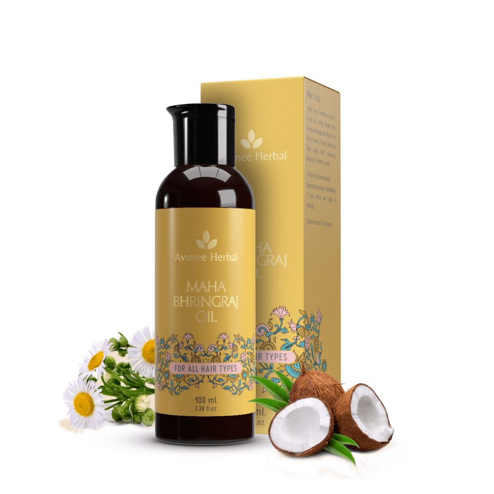 Avimee Herbal Mahabhringraj Oil | Grocsy