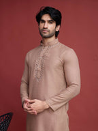 Vastranavya Exclusive Festival Wear Viscose Mirror Work on Self Weaving Kurta Only | Grocsy