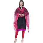 A R Silk Gajari Color Chandna Dupattas and Chunnis | Grocsy