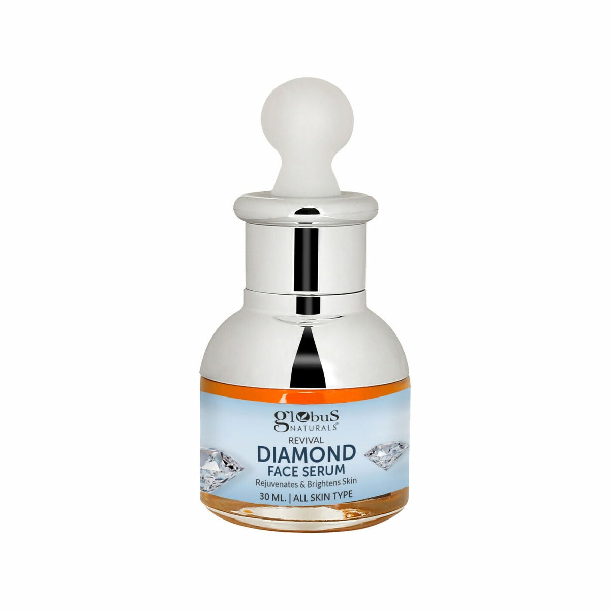 Globus Naturals Revival Diamond Shine Boosting & Anti Ageing Face Serum | Grocsy