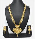 Joban Fashion Mango Design Gold Pure Brass With Rajwadi Polish Necklace Set | Grocsy